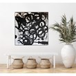 Giant Art Canvas  20x20 Junk Drawer Framed in Multi-Color