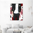 Giant Art Canvas  24x32 Mr. Right 2 Framed in Red