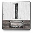Giant Art Canvas  30x30 Drawer Number I Framed in Multi-Color