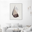 Giant Art Canvas  30x40 Rock 1 Framed in Multi-Color