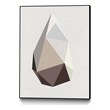 Giant Art Canvas  24x32 Rock 1 Framed in Multi-Color