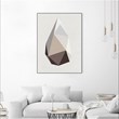 Giant Art Canvas  24x32 Rock 1 Framed in Multi-Color
