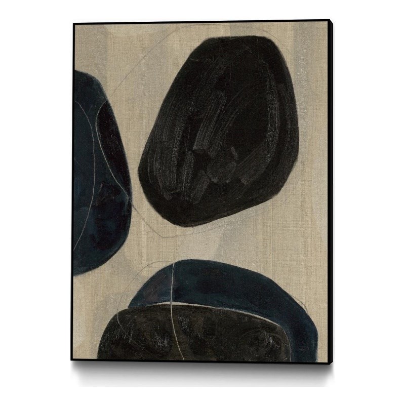Giant Art Canvas  30x40 Gravity II Framed in Multi-Color