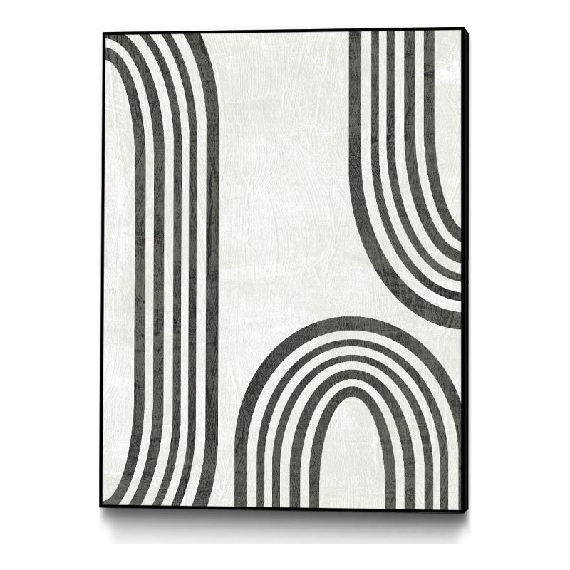 Giant Art Canvas  30x40 Modern Arc I Framed in Multi-Color