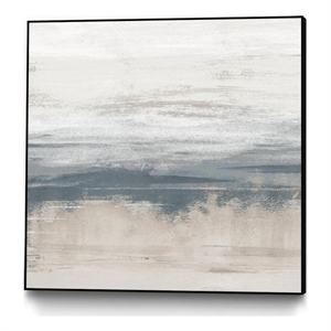 Giant Art Canvas  30x30 Serene Feeling Framed in Multi-Color