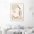 Giant Art Canvas  30x40 Lounge Abstract I Framed in Pink