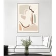 Giant Art Canvas  30x40 Lounge Abstract I Framed in Pink