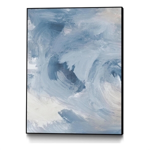 Giant Art Canvas  30x40 Blue Cloudy Dreams I Framed in Multi-Color