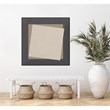 Giant Art Canvas  30x30 Geo Natural Core Framed in Multi-Color
