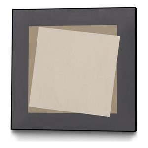 Giant Art Canvas  30x30 Geo Natural Core Framed in Multi-Color