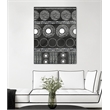 Giant Art Canvas  30x40 African I Black Version Framed in White