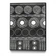 Giant Art Canvas  30x40 African I Black Version Framed in White
