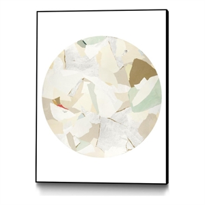 Giant Art Canvas  30x40 Radial Bliss 2 Framed in Red