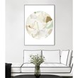 Giant Art Canvas  24x32 Radial Bliss 2 Framed in Red
