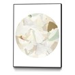 Giant Art Canvas  24x32 Radial Bliss 2 Framed in Red