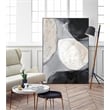 Giant Art Canvas  24x36 Falling Rocks II Framed in Multi-Color