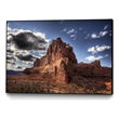 Giant Art Canvas  36x24 Red Mountain Framed in Multi-Color