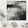 Giant Art Canvas  20x20 Love Letters I Framed in Multi-Color