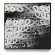 Giant Art Canvas  20x20 Love Letters I Framed in Multi-Color