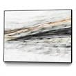 Giant Art Canvas  32x24 Lady of the Rocks II Framed in Multi-Color