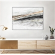 Giant Art Canvas  24x18 Lady of the Rocks II Framed in Multi-Color