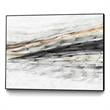 Giant Art Canvas  24x18 Lady of the Rocks II Framed in Multi-Color