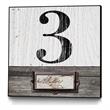 Giant Art Canvas  20x20 Drawer Number 3 Framed in Multi-Color