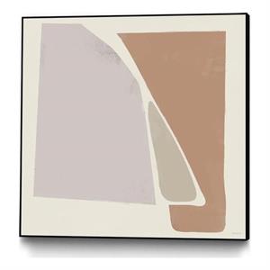 Giant Art Canvas  20x20 Machine Abstract I Framed in Multi-Color