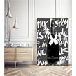 Giant Art Canvas  24x36 Monochrome Moet Chandon Framed in Multi-Color