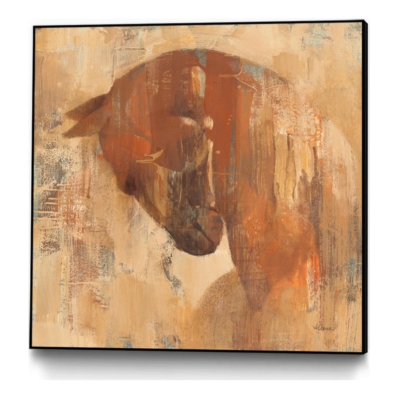 Giant Art Canvas  30x30 Charger Framed in Red