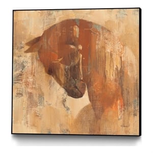 Giant Art Canvas  30x30 Charger Framed in Red