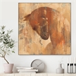 Giant Art Canvas  20x20 Charger Framed in Red