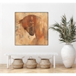 Giant Art Canvas  20x20 Charger Framed in Red