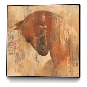 Giant Art Canvas  20x20 Charger Framed in Red