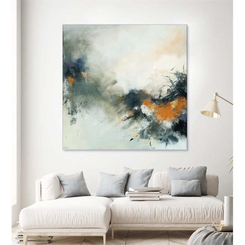 Giant Art 54x54 Transition Fine Art Giant Canvas Print in Orange