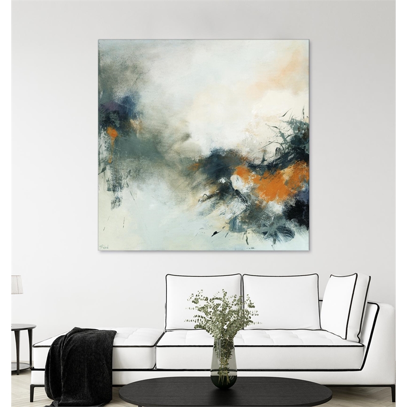 Giant Art 54x54 Transition Fine Art Giant Canvas Print in Orange