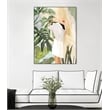 Giant Art Canvas  24x32 Plant Lady III Framed in Yellow