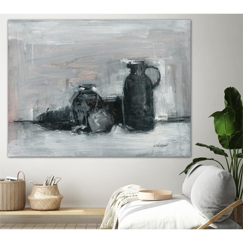 Giant Art 72x54 Nature Morte II Fine Art Giant Canvas Print in Multi-Color