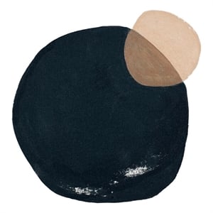 Giant Art 72x72 Circular Abstraction Fine Art Giant Canvas Print in Multi-Color