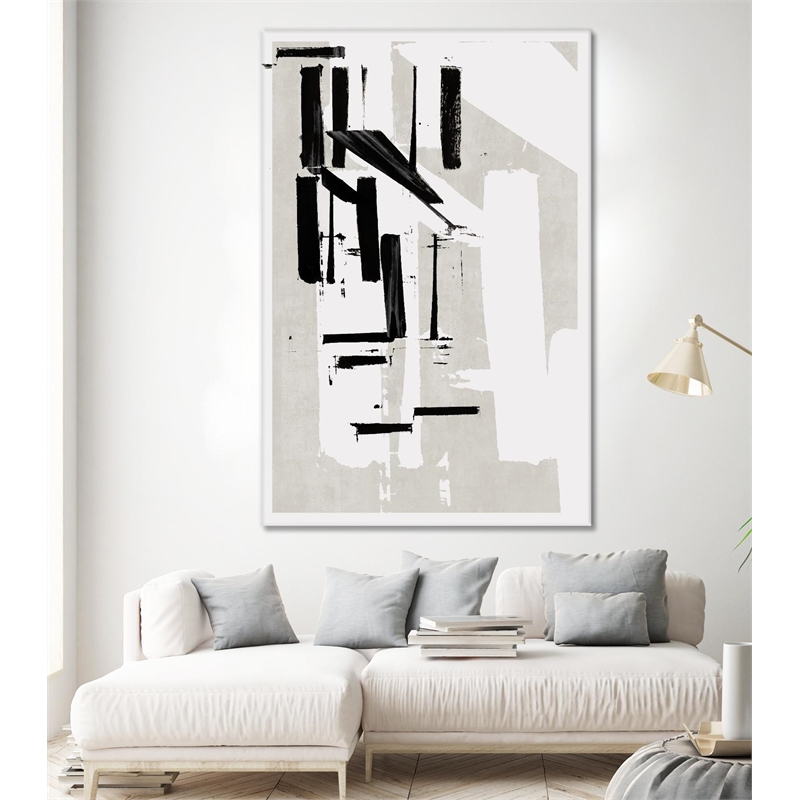 Giant Art 84x54 Neutro I Fine Art Giant Canvas Print in Multi-Color