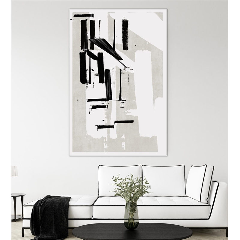 Giant Art 84x54 Neutro I Fine Art Giant Canvas Print in Multi-Color
