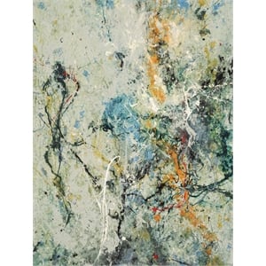 Giant Art 72x54 Tango 63 Fine Art Giant Canvas Print in Red