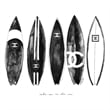 Giant Art 72x54 Surf Landscape Fine Art Giant Canvas Print in Multi-Color