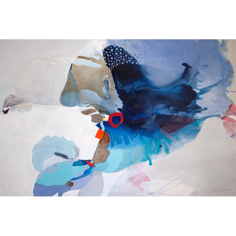 Giant Art 72x48 Ocean Tides Fine Art Giant Canvas Print in Multi-Color