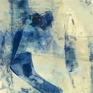 Giant Art 54x54 Blue Daze II Fine Art Giant Canvas Print in Multi-Color