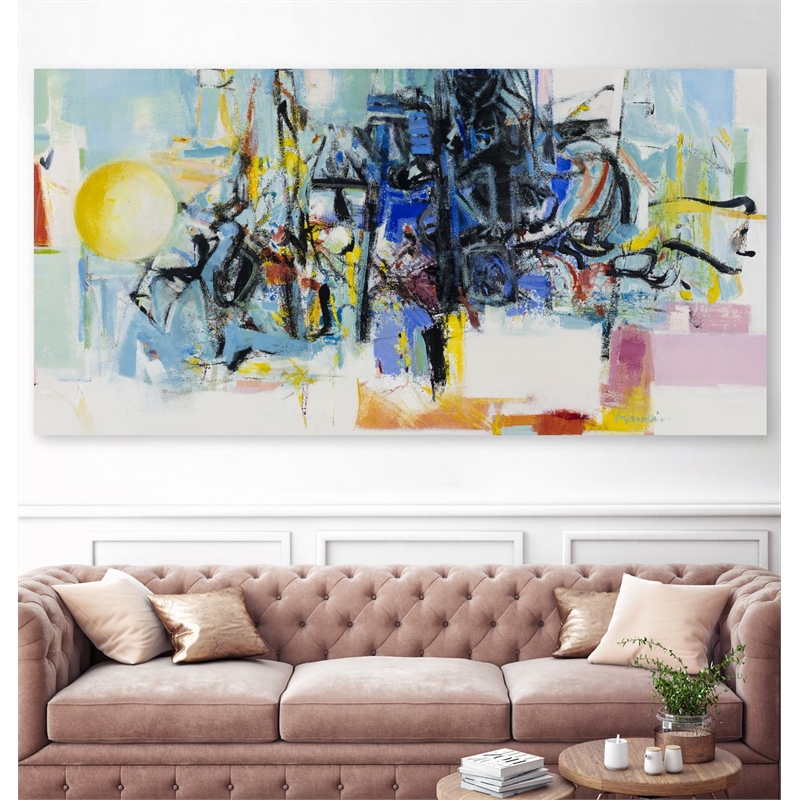 Giant Art 72x36  Fine Art Giant Canvas Print in Multi-Color