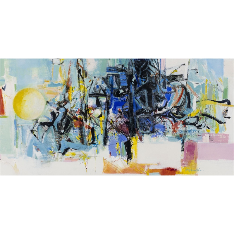Giant Art 72x36  Fine Art Giant Canvas Print in Multi-Color