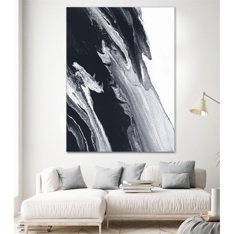 Giant Art 72x54 Azure Gold Fine Art Giant Canvas Print in Multi-Color