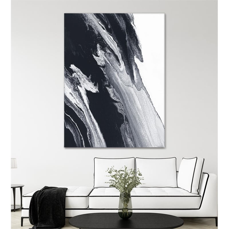 Giant Art 72x54 Azure Gold Fine Art Giant Canvas Print in Multi-Color
