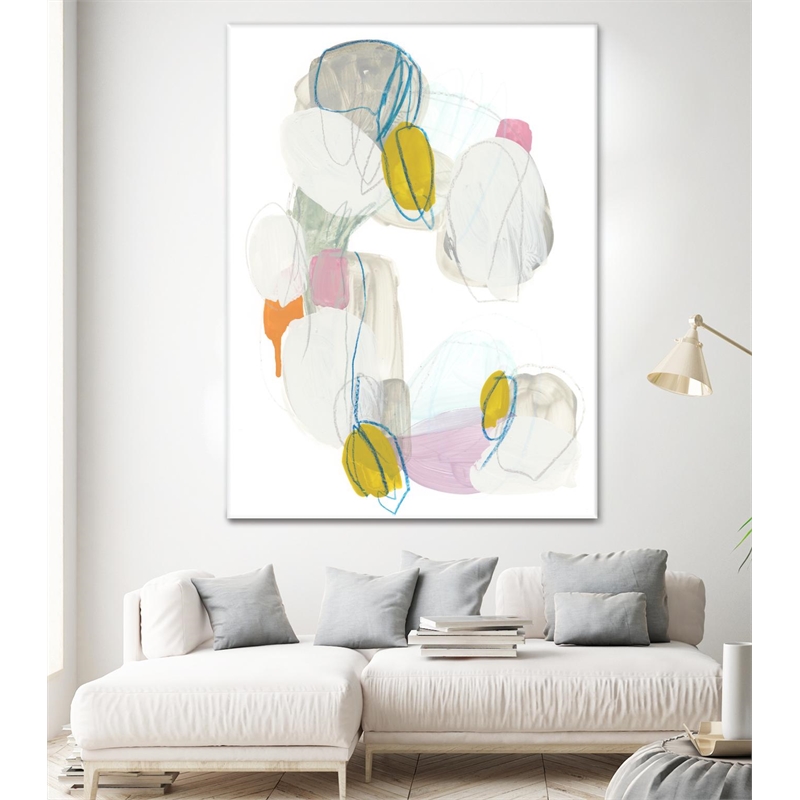 Giant Art 72x54 Shift Change I Fine Art Giant Canvas Print in Multi-Color